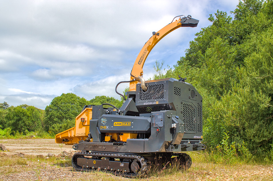 ARBMAX D35 hakselaar op rupsen ARBMAX D35 hakselaar op rupsen