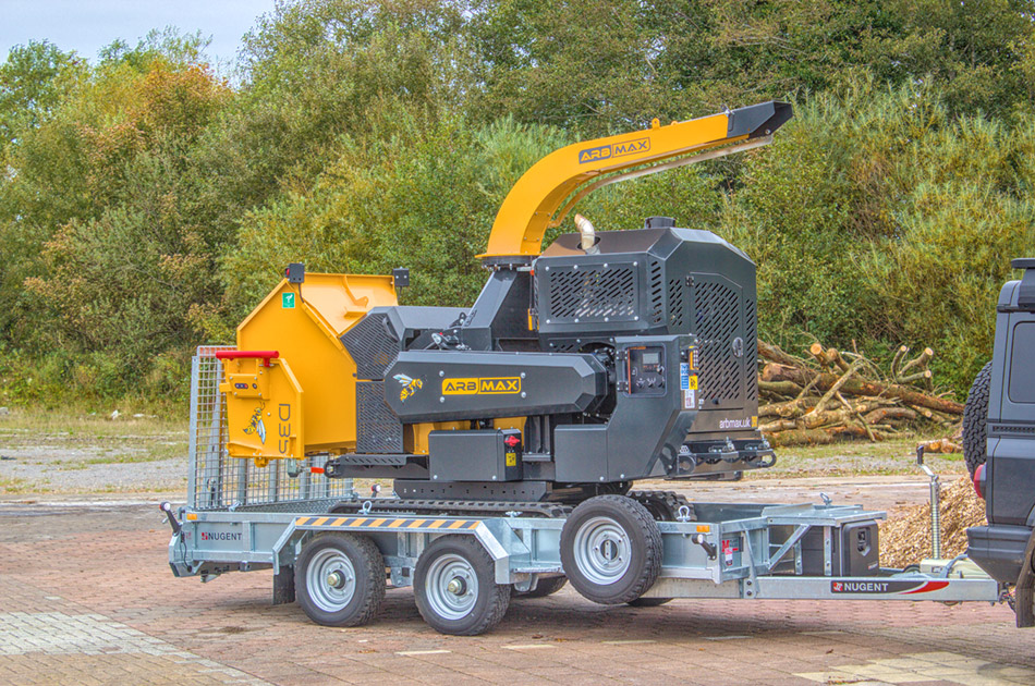 ARBMAX D45X hakselaar op rupsen ARBMAX D45X hakselaar op rupsen