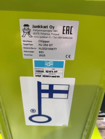 Junkkari HJ252 Hakselaar